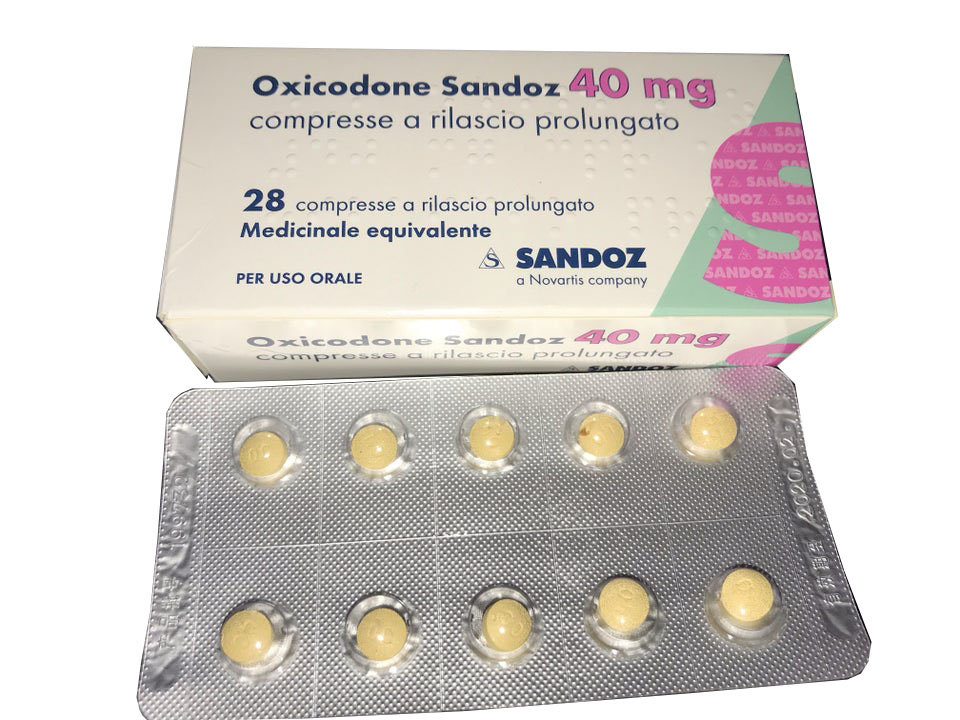 OXYCODONE SANDOZ 40MG X 28 TABLETS